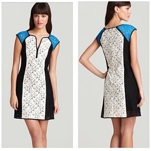 Nanette Lepore Lace Overlay Dress Size 6